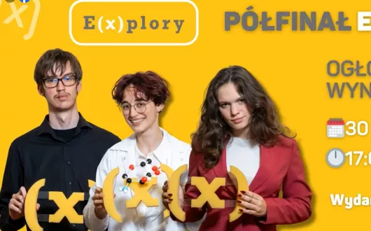 Plakat promujący półfinał EXPLORY25.