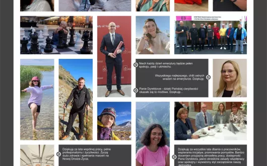 Kolaż zdjęć przedstawiających ludzi. 