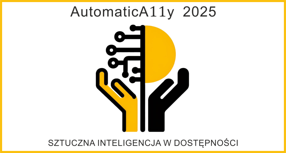 AutomaticA11y 2025. Sztuczna inteligencja w dostępności. Logo konferencji.