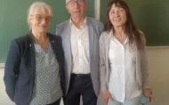 Profesor Andrzej Just z pracownikami.