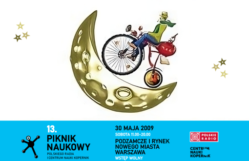 Plakat promujący 13. Piknik Naukowy w Warszawie