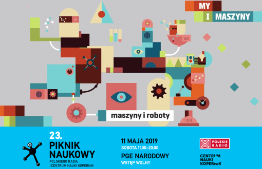 Plakat promujący 22. Piknik Naukowy w Warszawie